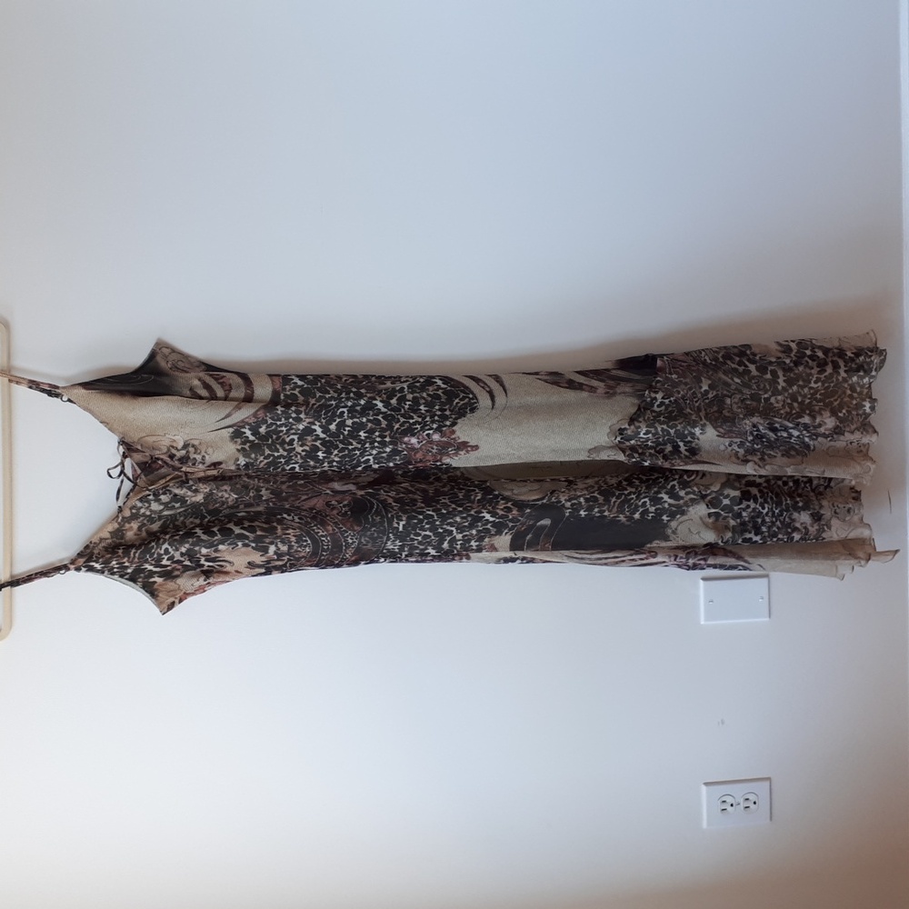 Elegant Leopard Print Maxi Dress